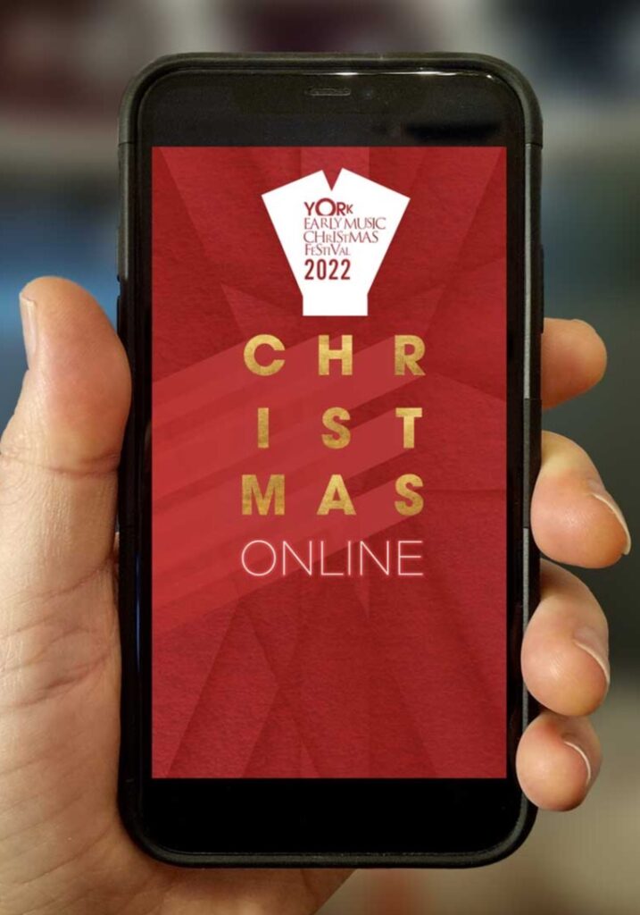 York Early Music Christmas Festival online 2022 mobile phone