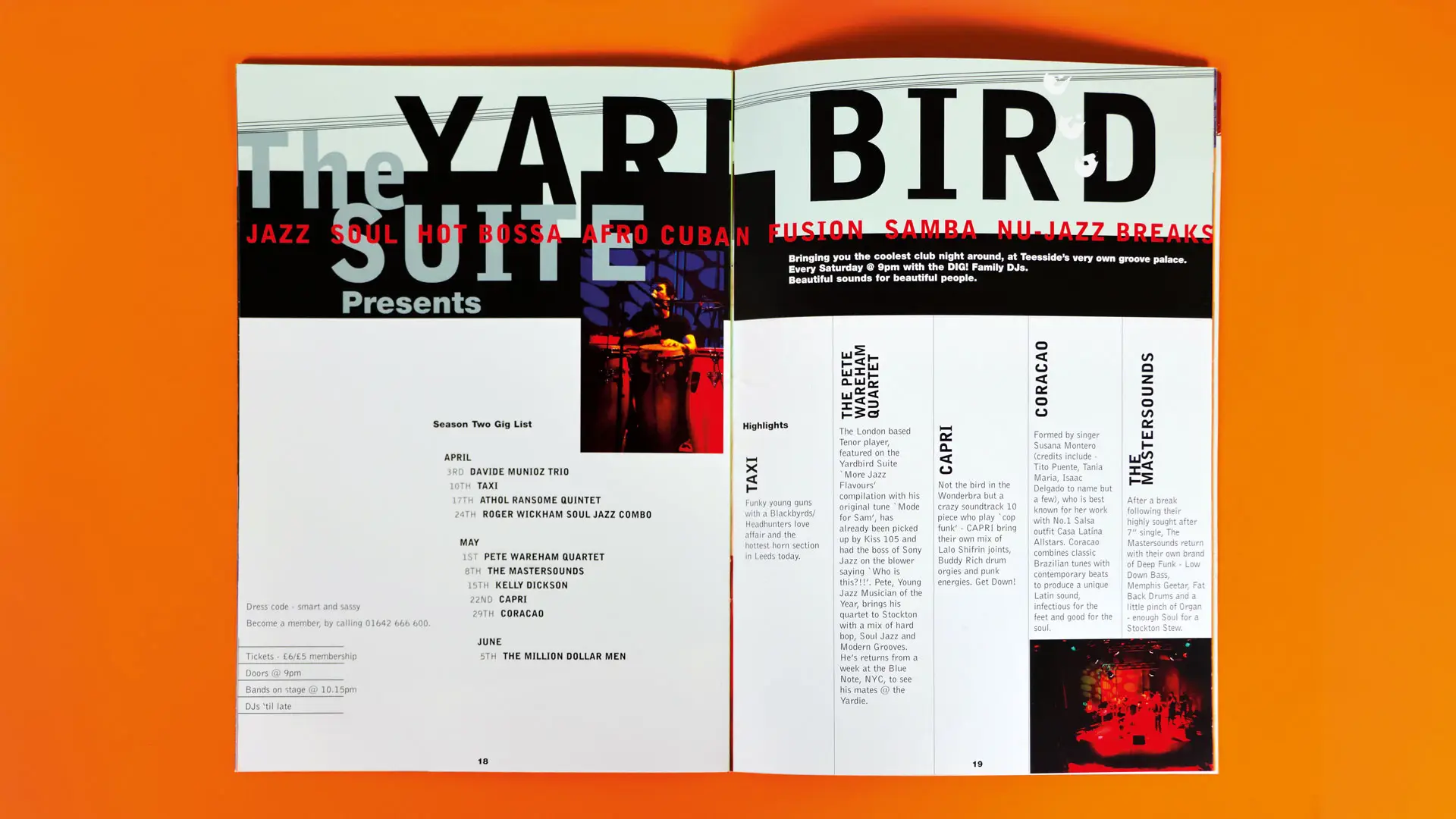 ARC season brochure spread