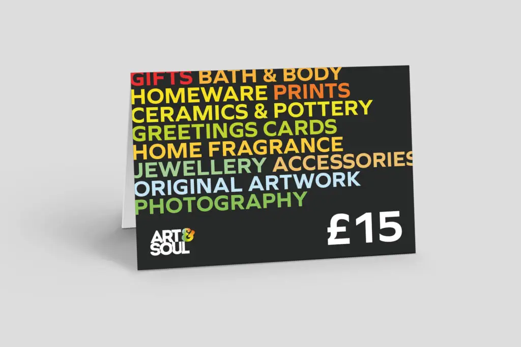 Art&Soul Gift Card voucher design