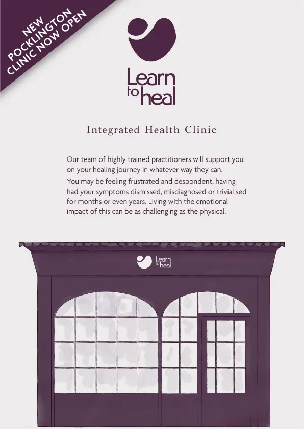 Learn to Heal promotional Flyer design