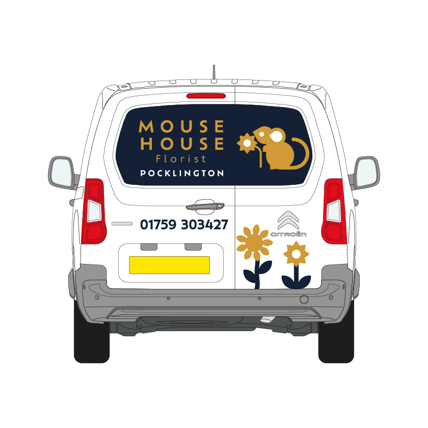 Mouse House Van Livery design