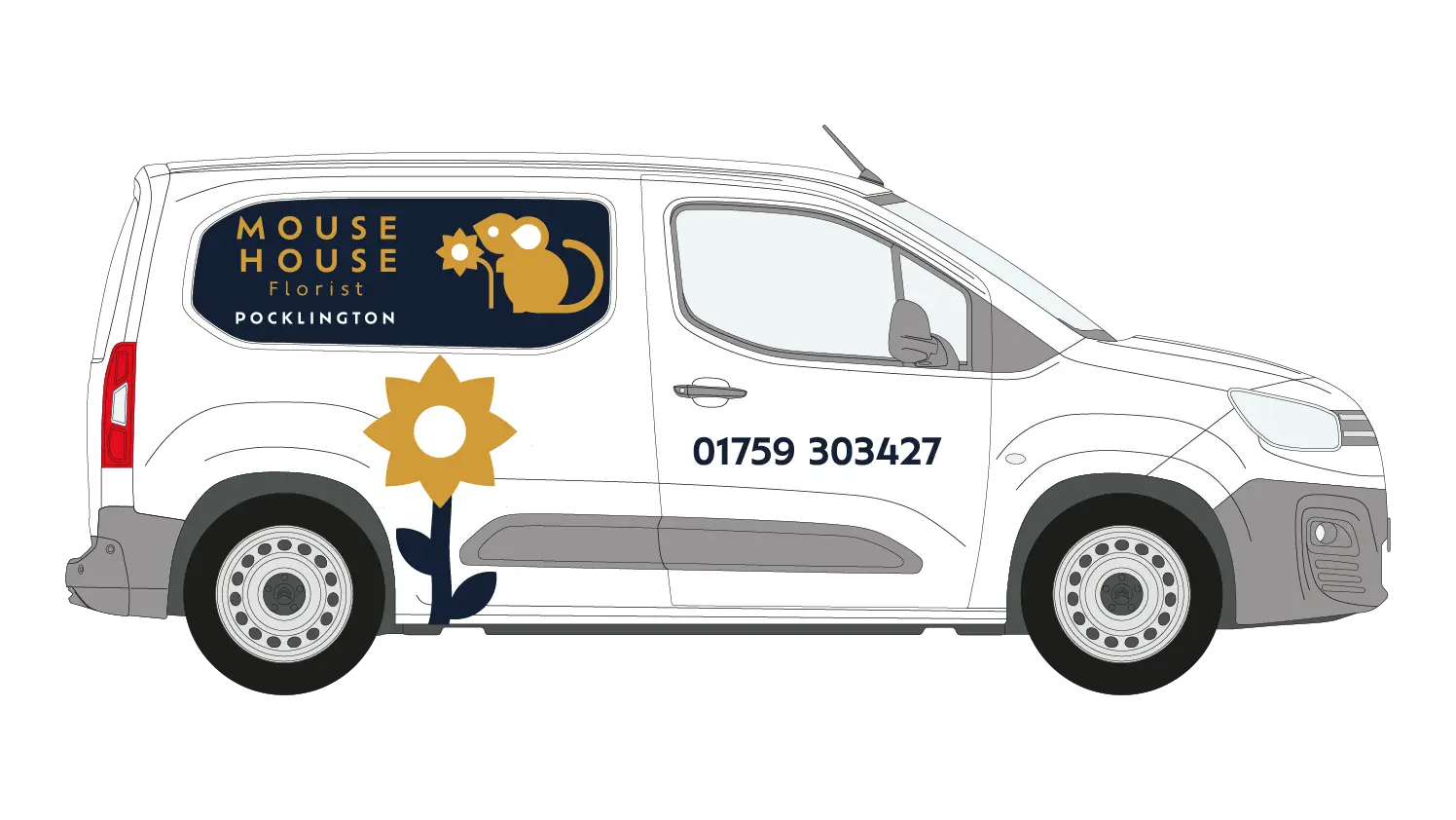 Mouse House Van Livery design