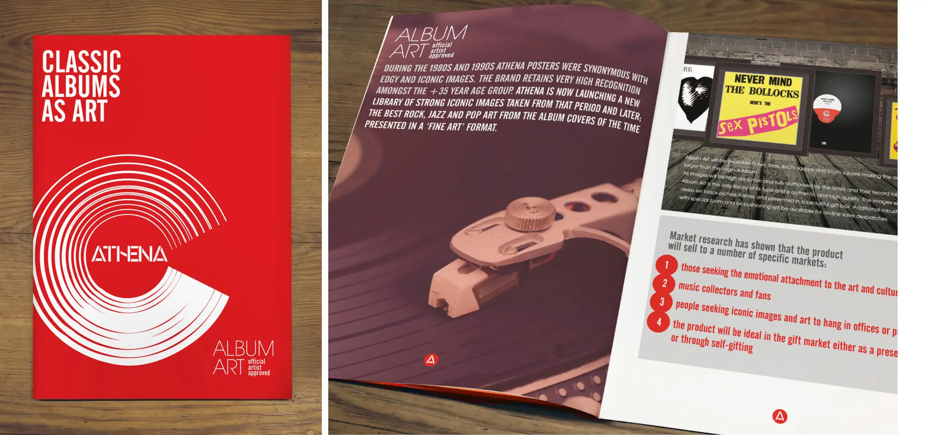 Athena Sales brochure design