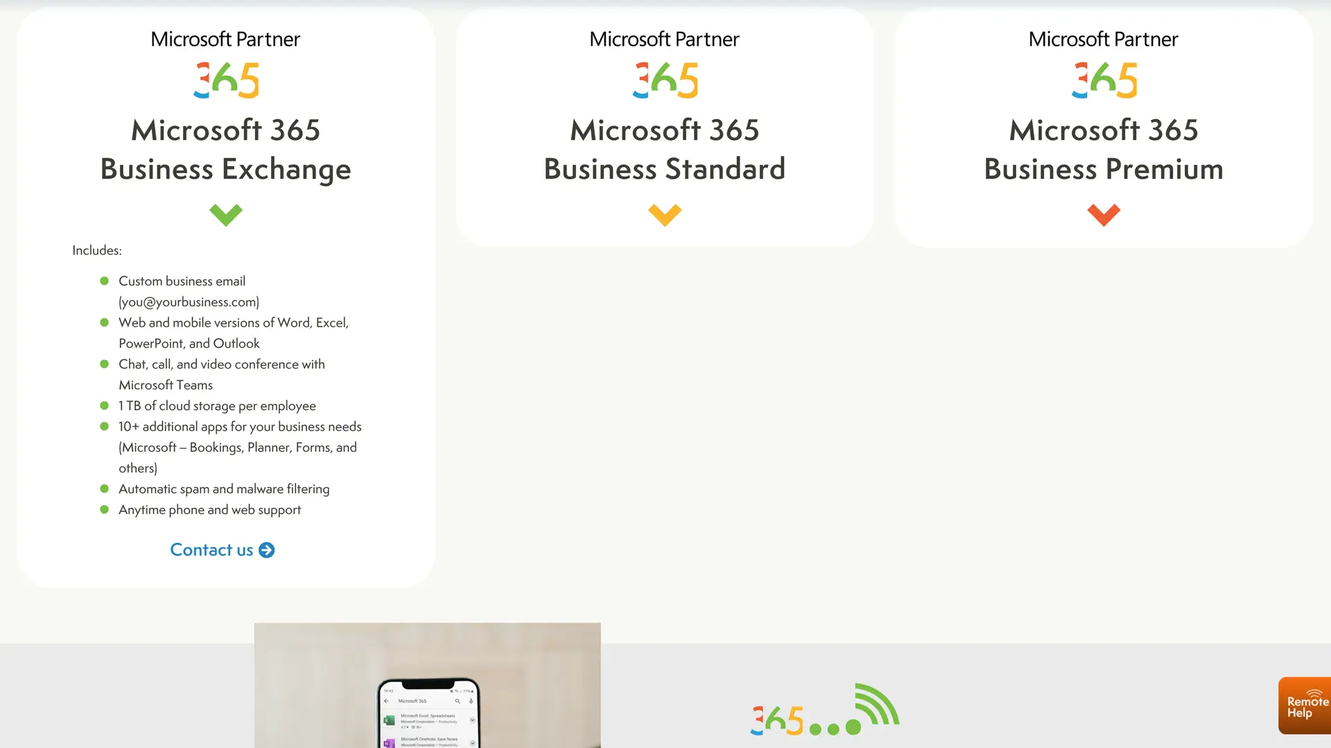 CMB Computers Microsoft 365 offering page