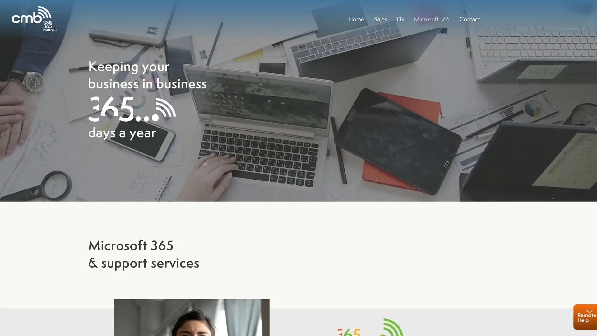 CMB Computers Microsoft 365 offering header