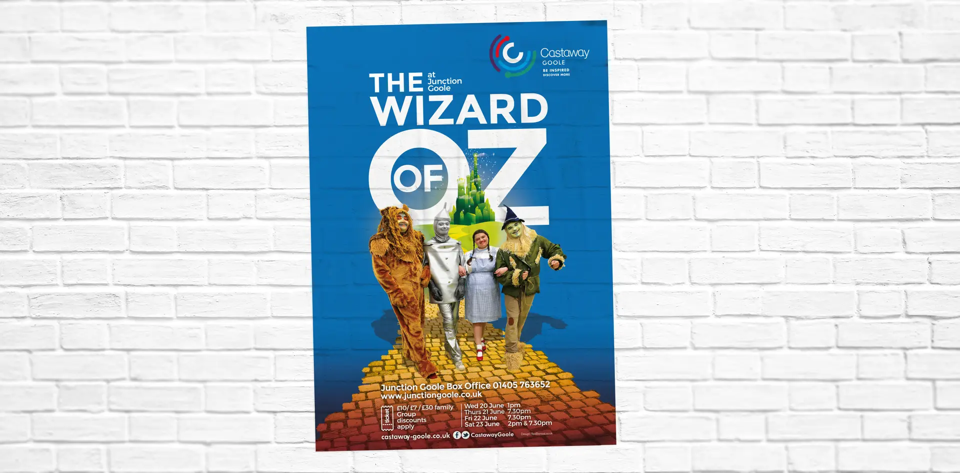 Castaway Goole Wizard of Oz production poster