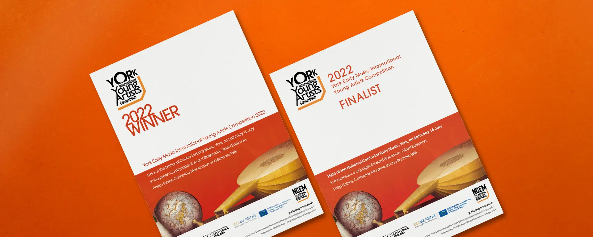 York International Young Artists Competition 2022 Certificates