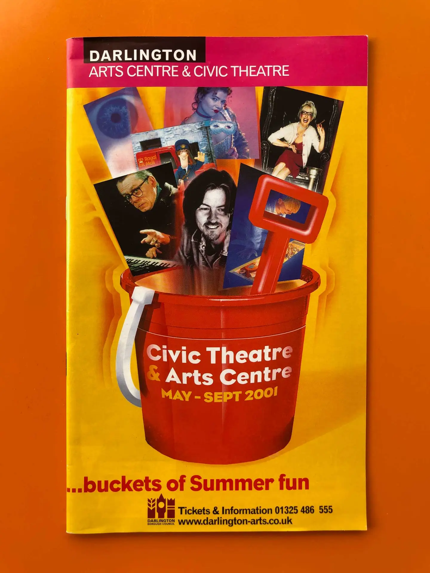 Darlington Arts Centre What's on brochure cover