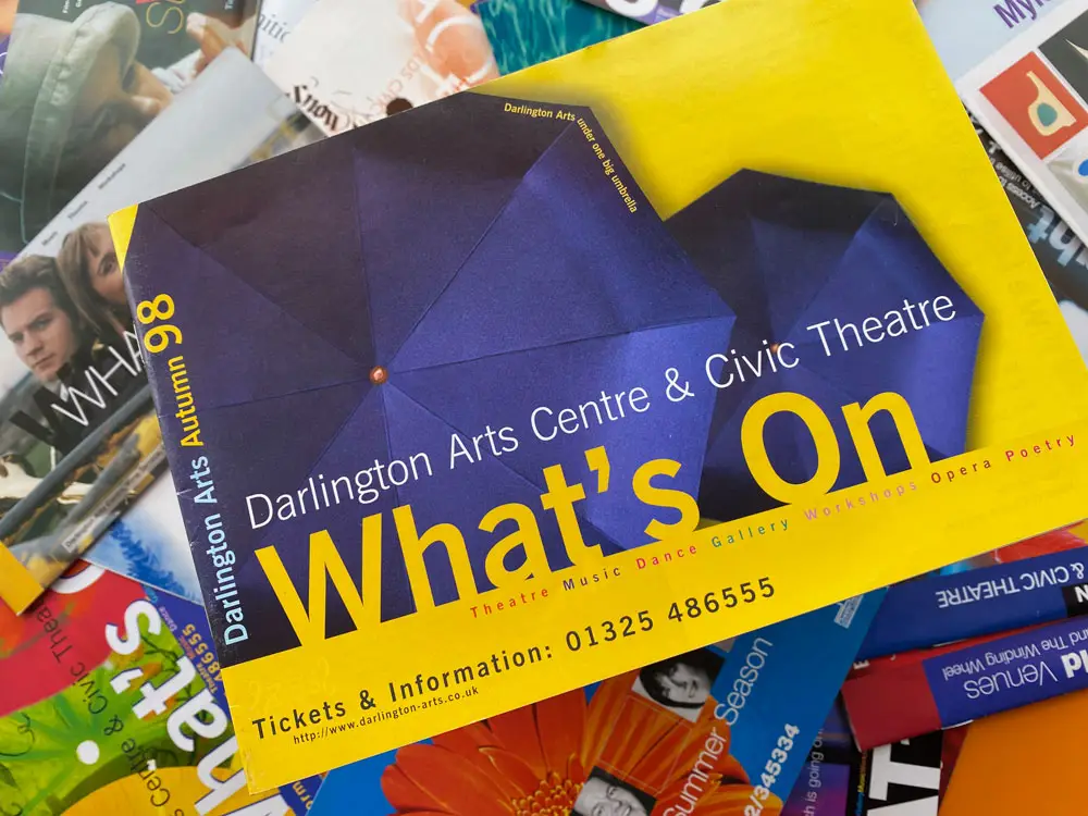 Darlington Arts centre & Civic Theatre brochure