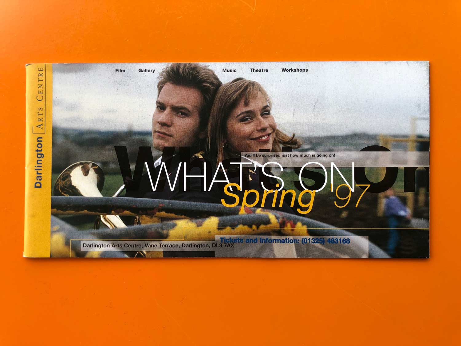 Darlington Arts Centre What's on brochure cover
