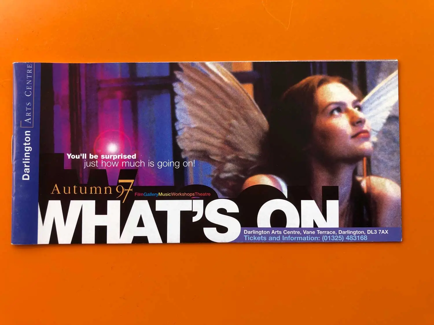 Darlington Arts Centre What's on brochure cover