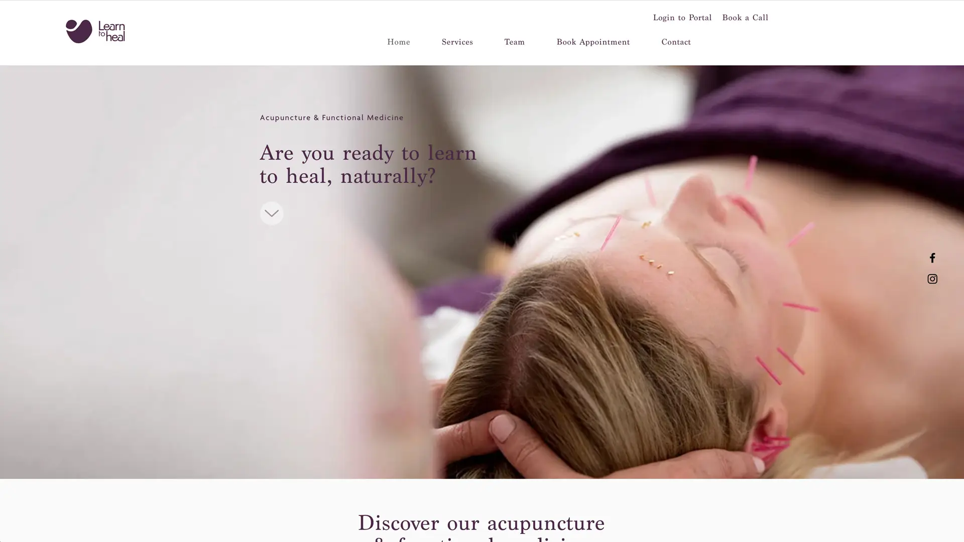 Learn to Heal Homepage