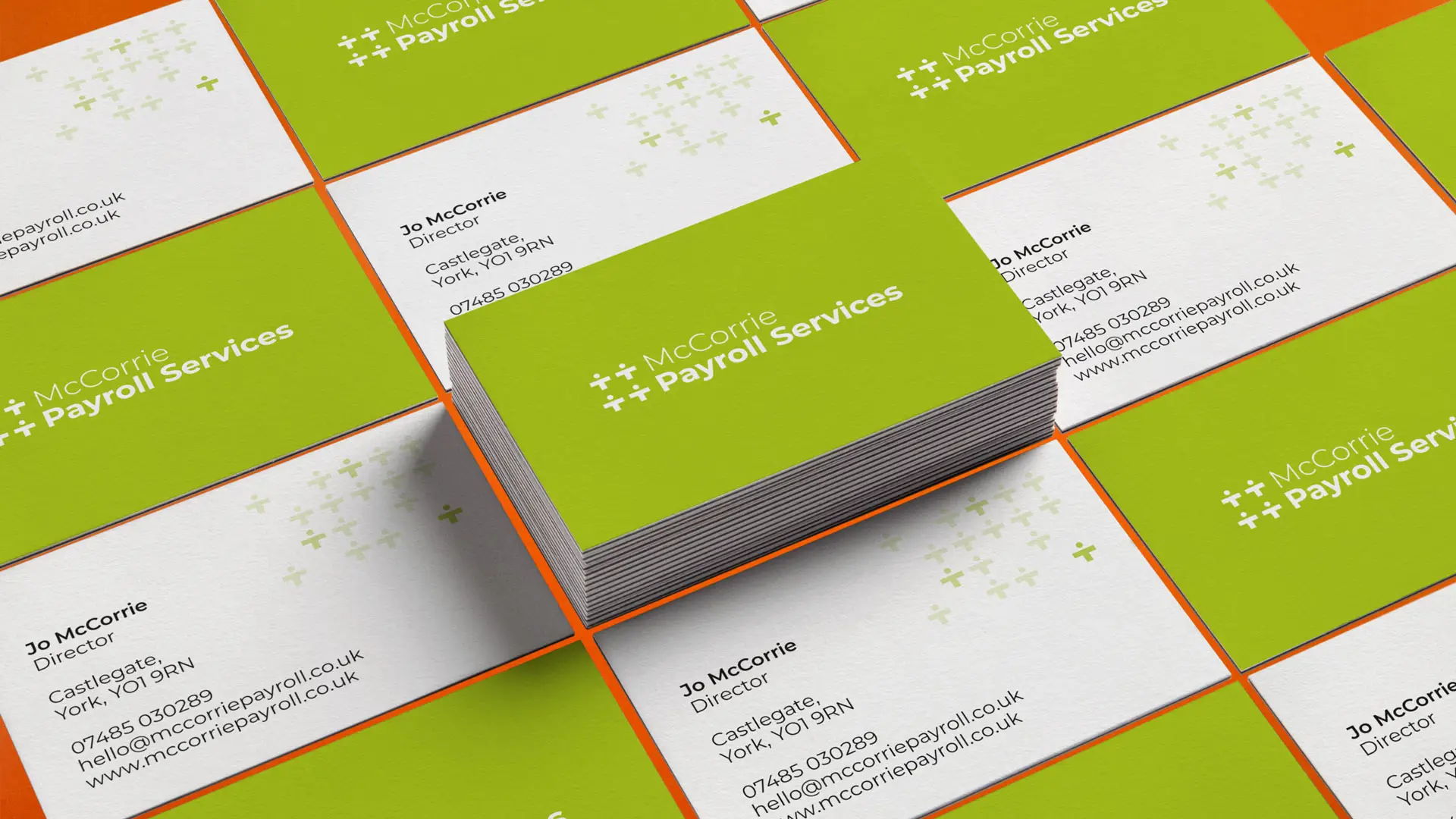 McCorrie Payroll Services Business Card design