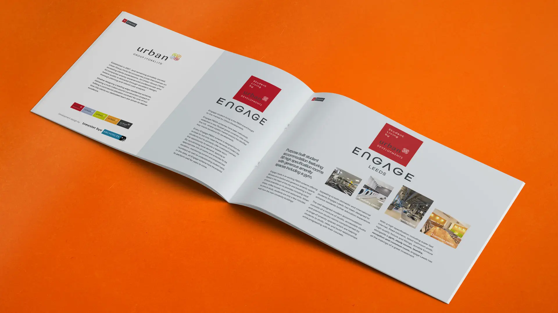 Urban Engage student accommodation development brochure for Merrion Street in Leeds