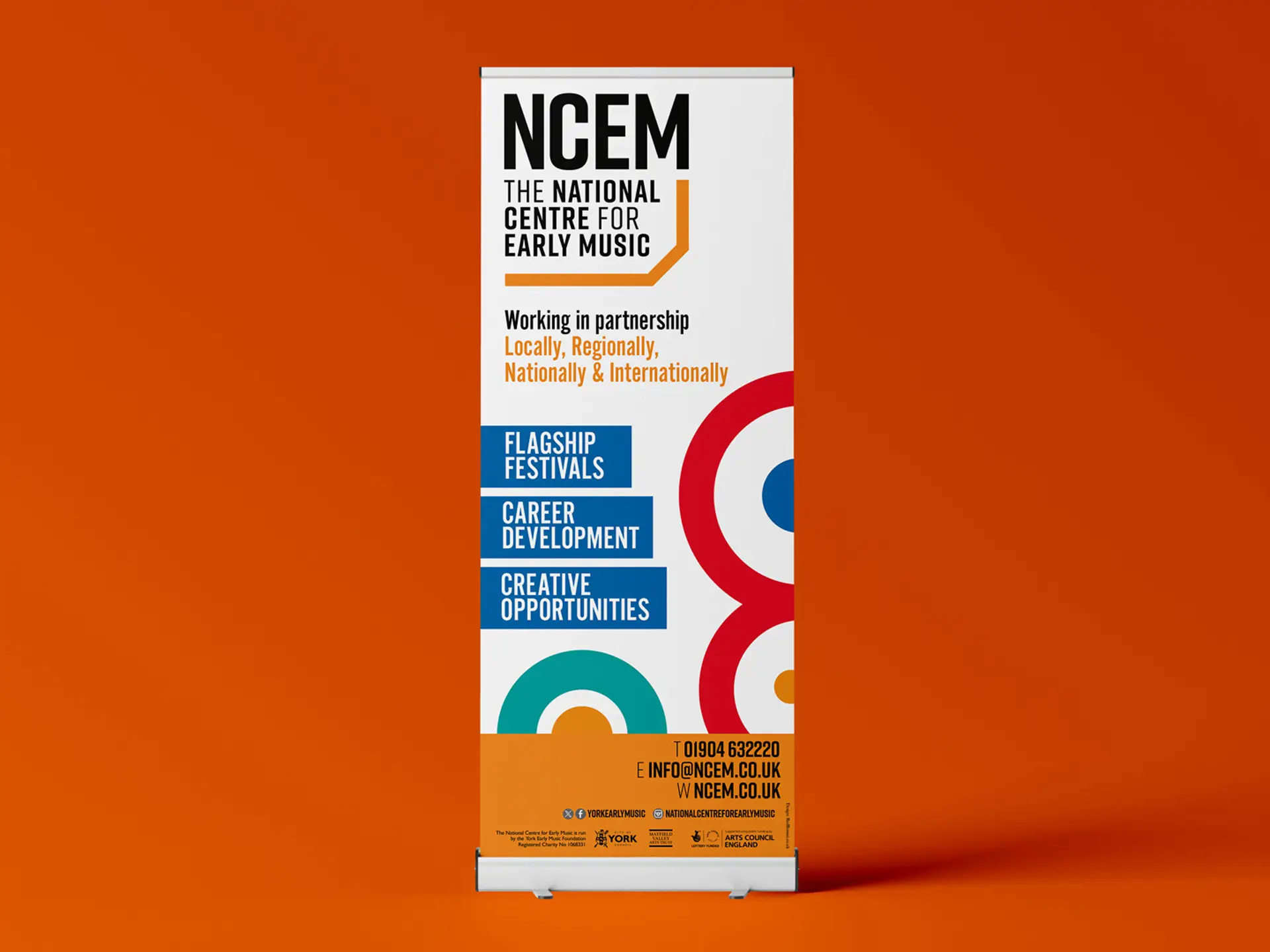 NCEM Promotional Roller Banner
