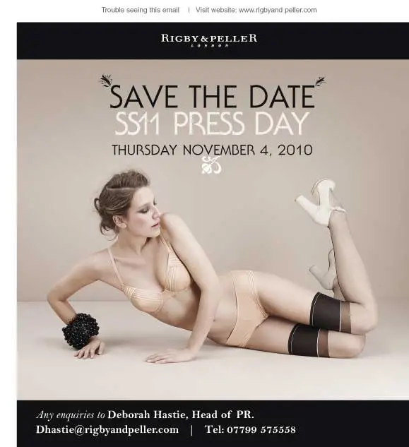 Rigby & Peller email signature