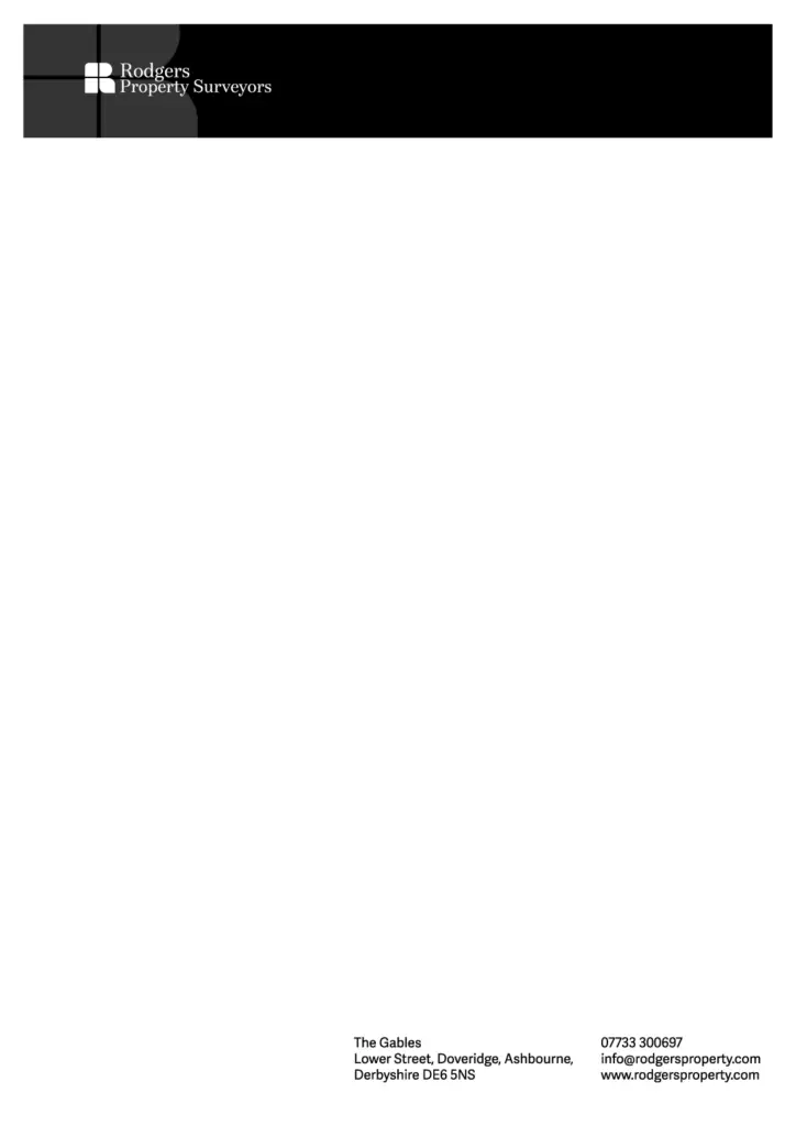 Rodgers Property Surveyors Letterhead design
