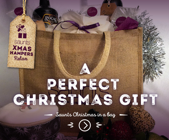 Saunts catering: A Perfect Christmas Gift advert