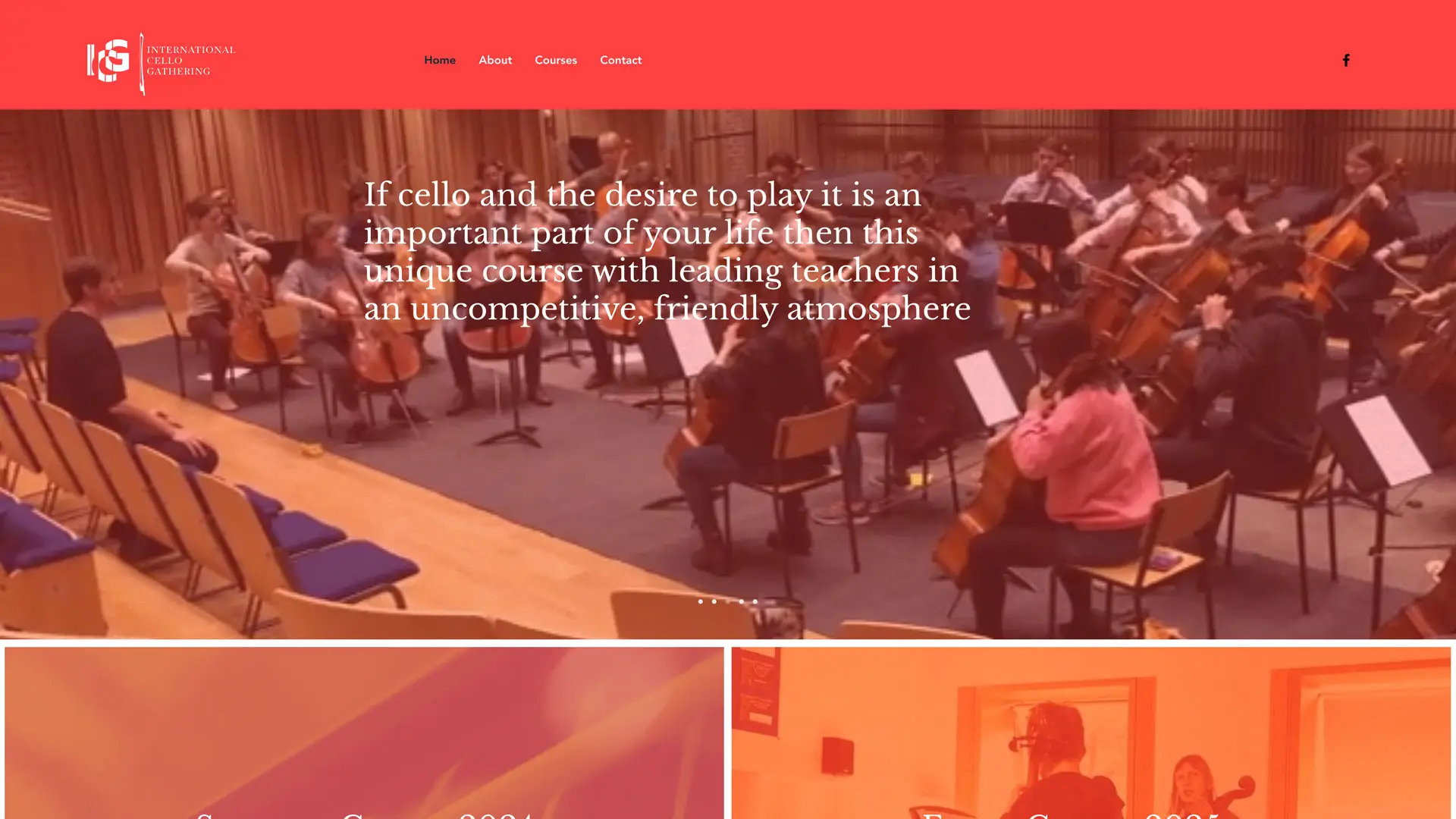 International Cello Gathering Website