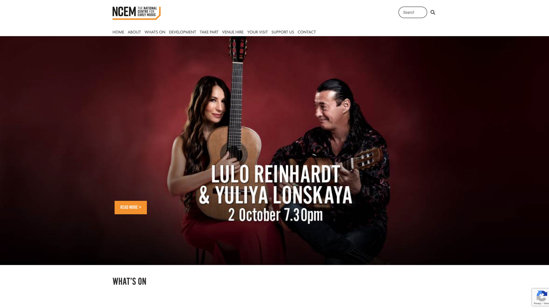 NCEM Website Homepage