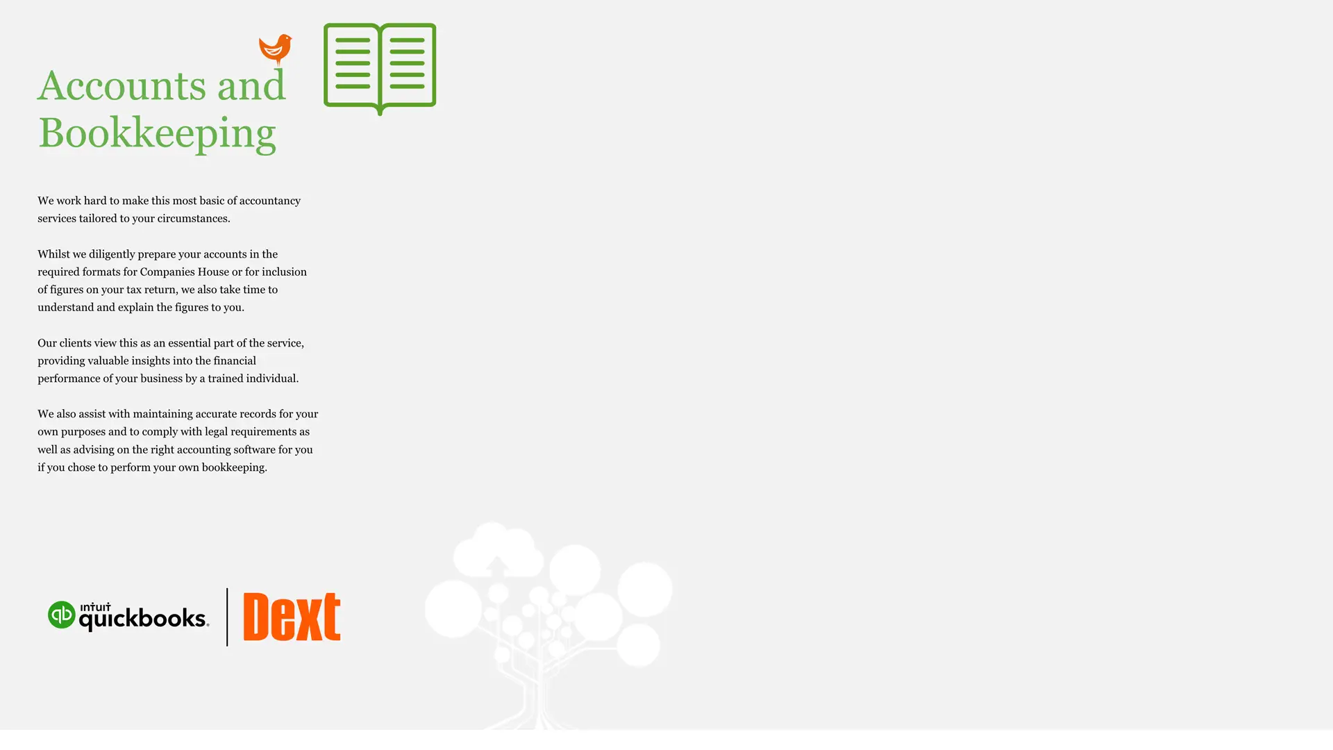 Townend English website design