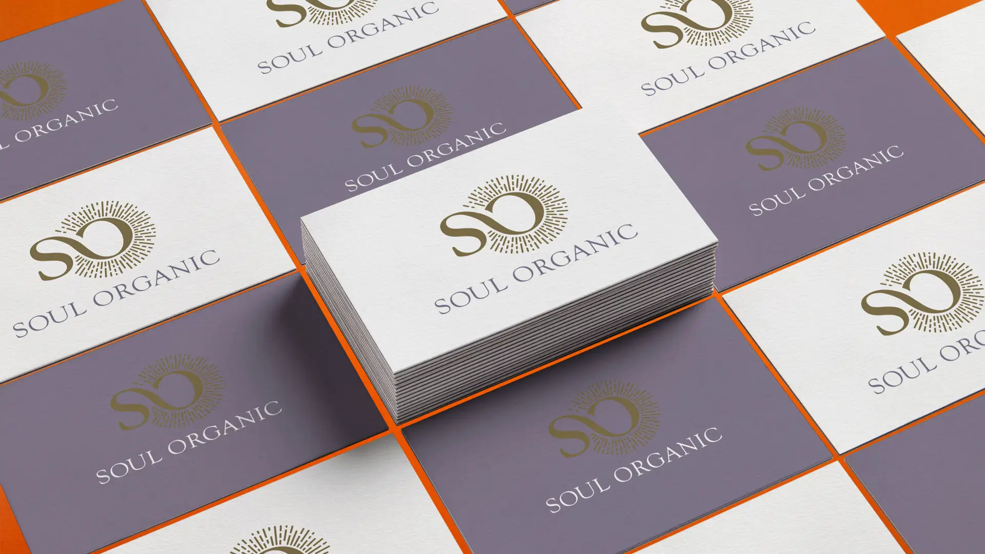 Soul Organic business card design