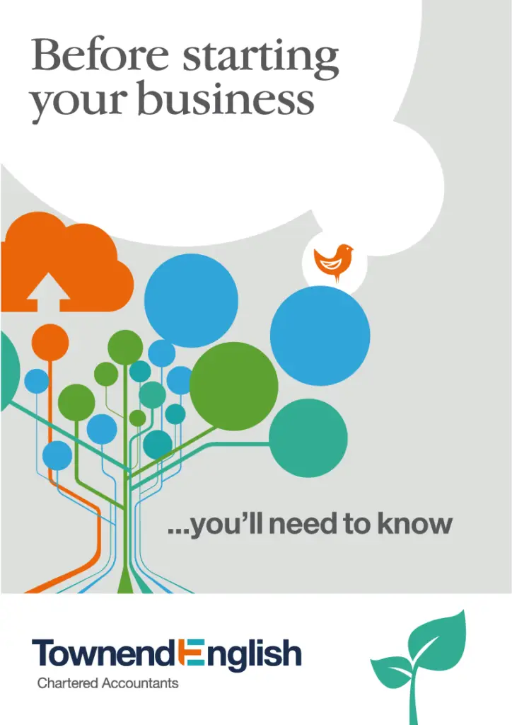 Townend English Brochure design