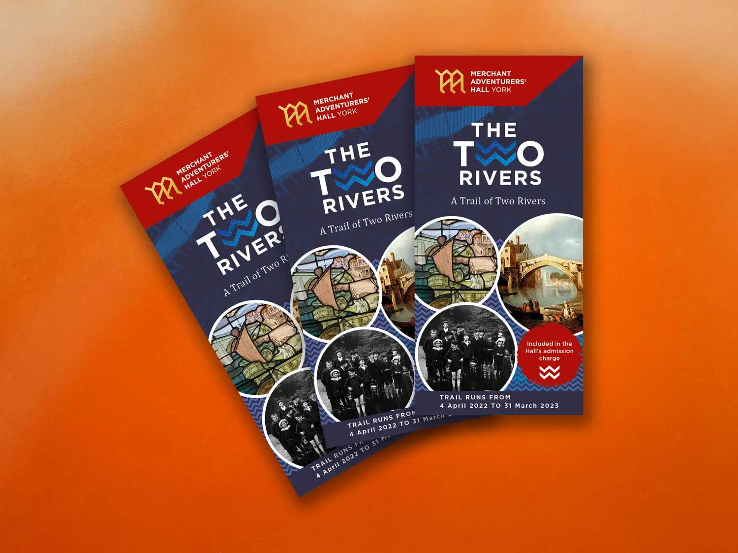 The Two Rivers Trail leaflet design
