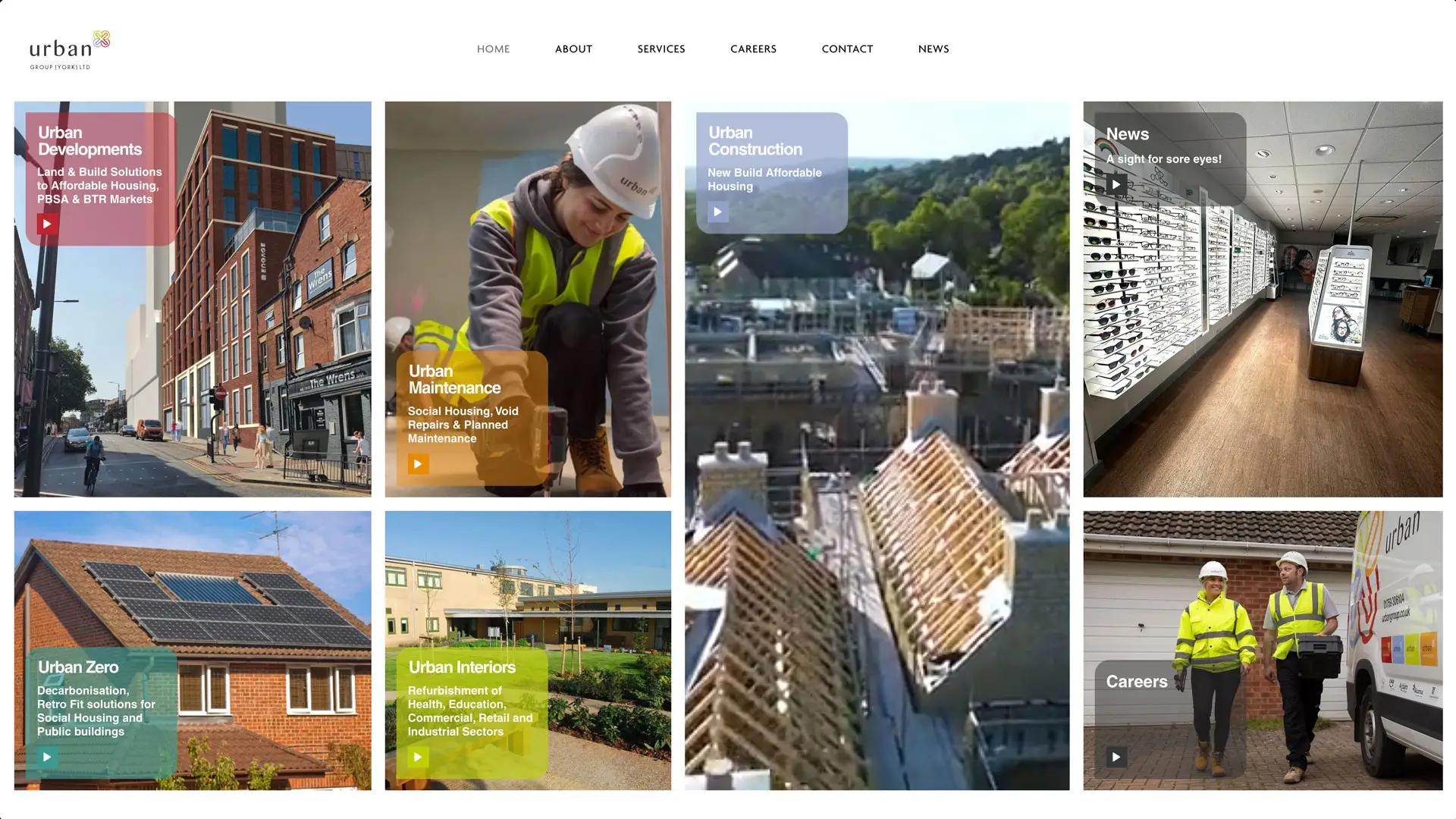Urban Group Website Design