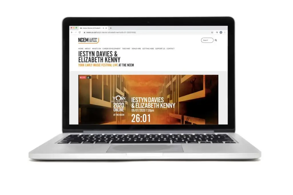 York Early Music Festival Online website