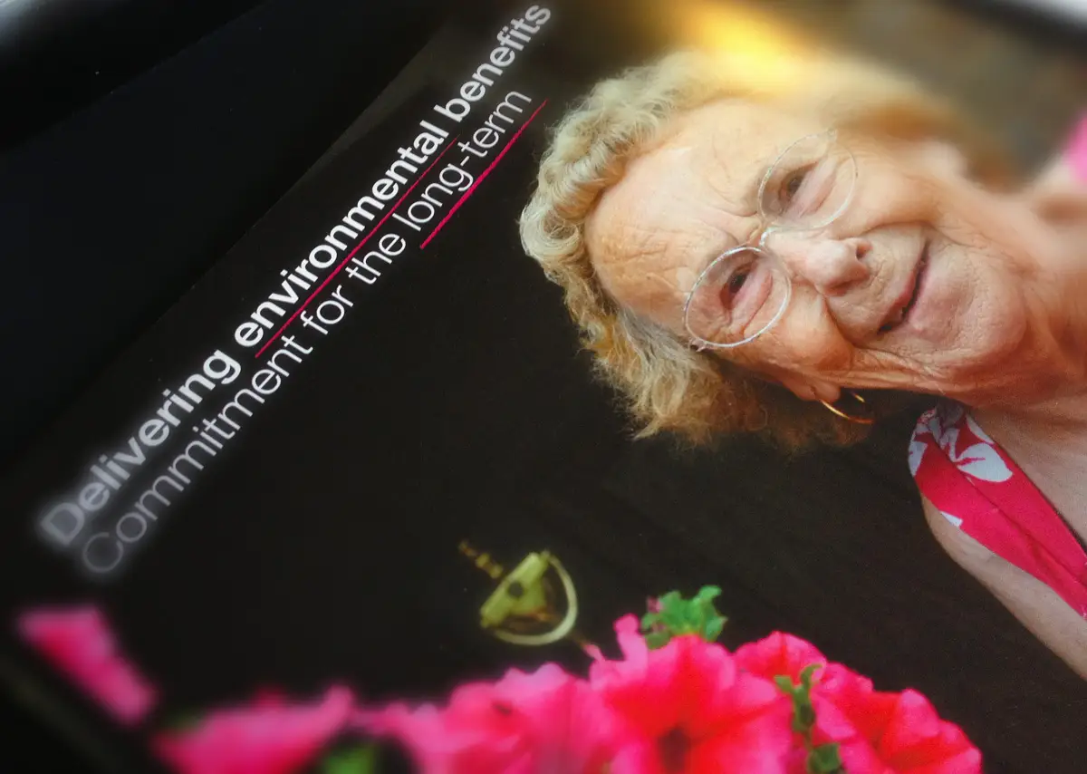 York Housing Association Annual Report page spread