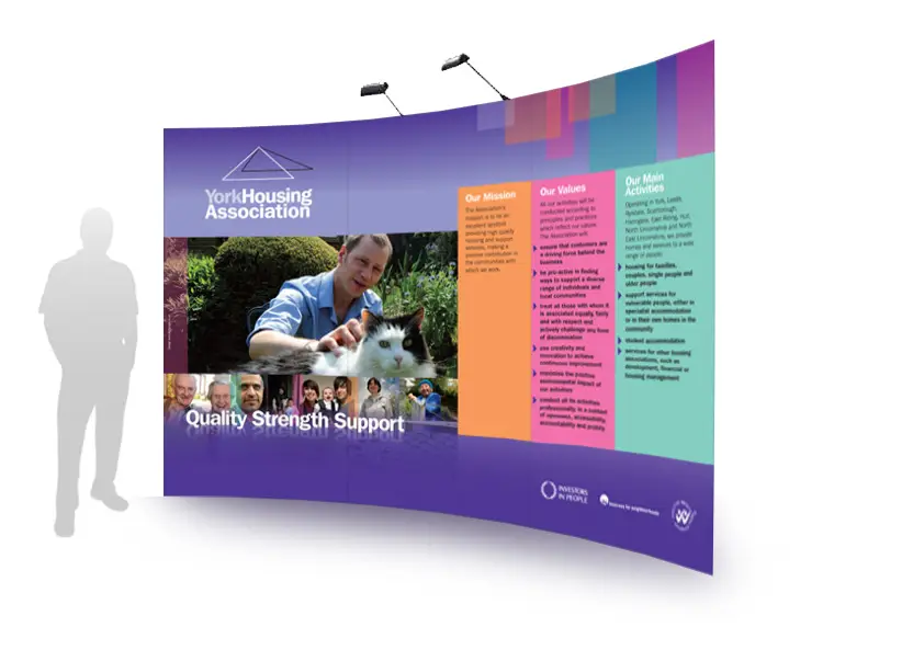 York Housing Association Large-format Display
