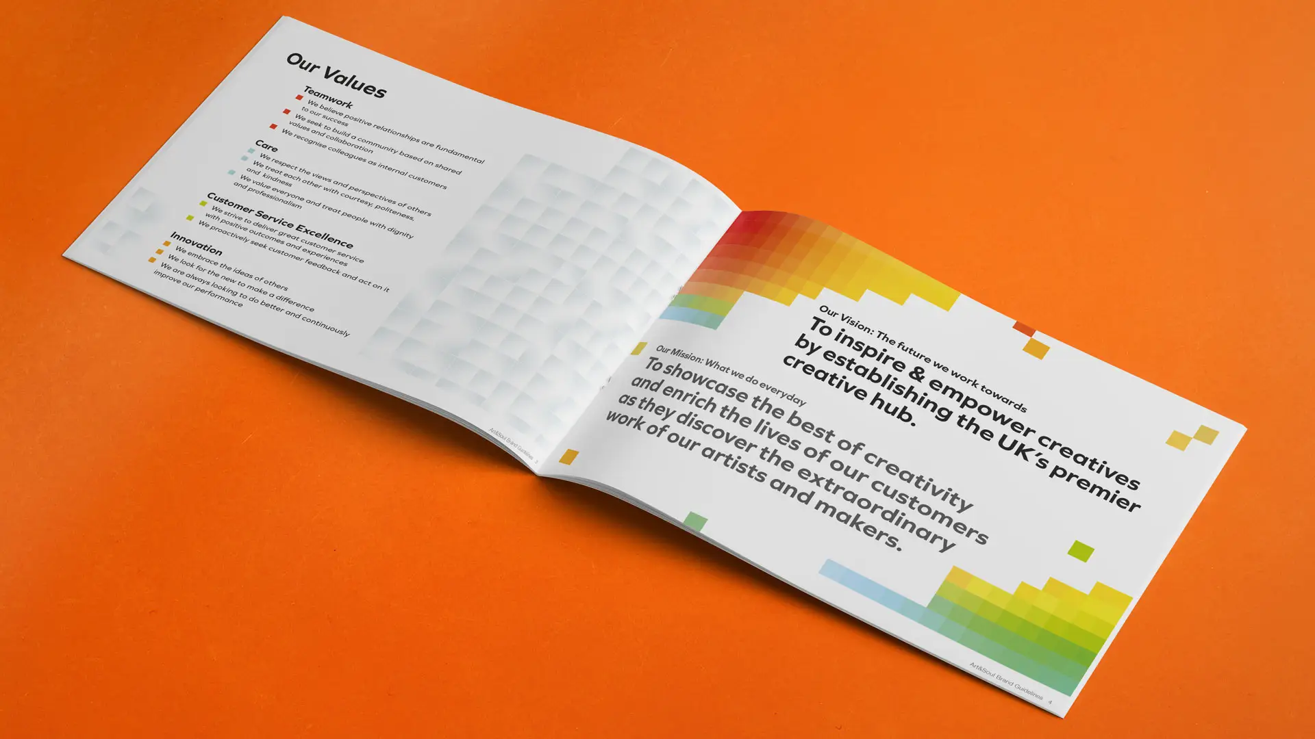 Art&Soul Brand Guidelines - Typographic styles