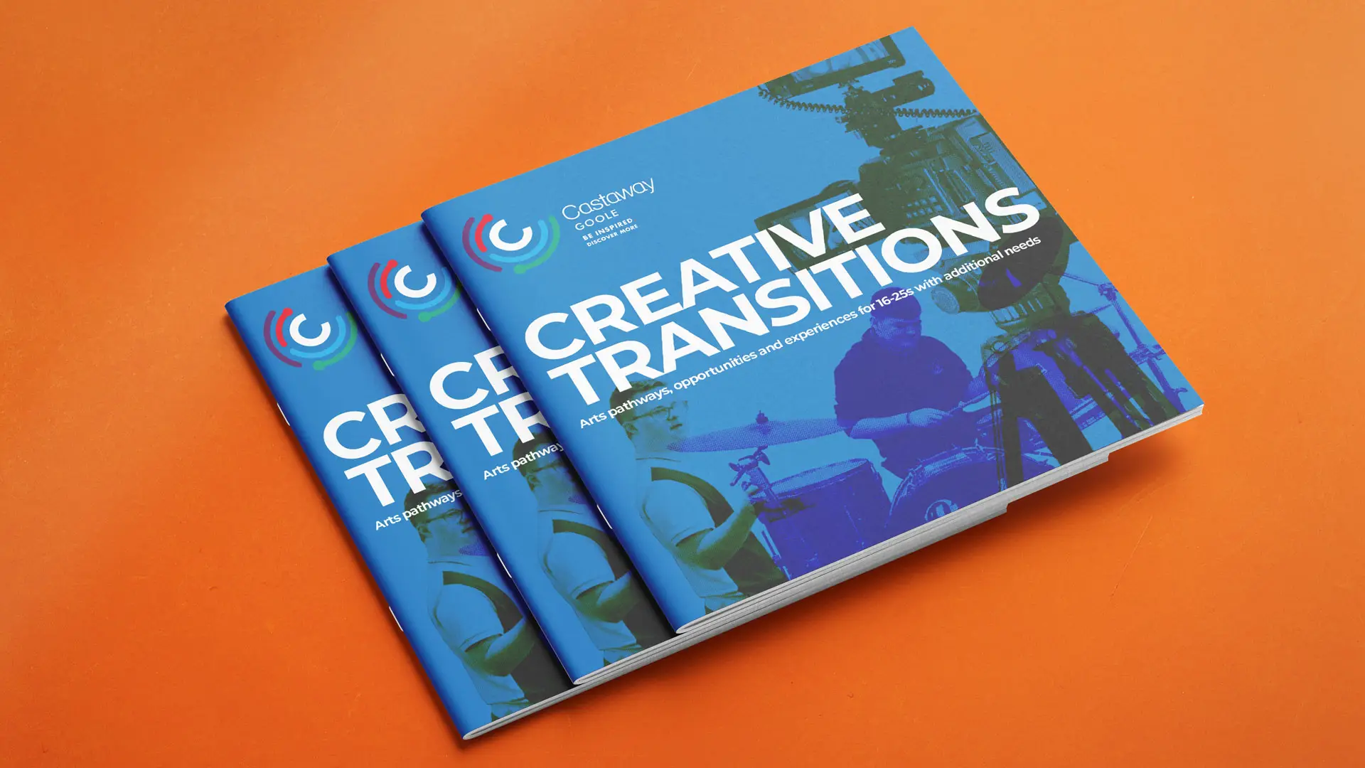 Castaway Goole Creative Transitions prospectus design cover