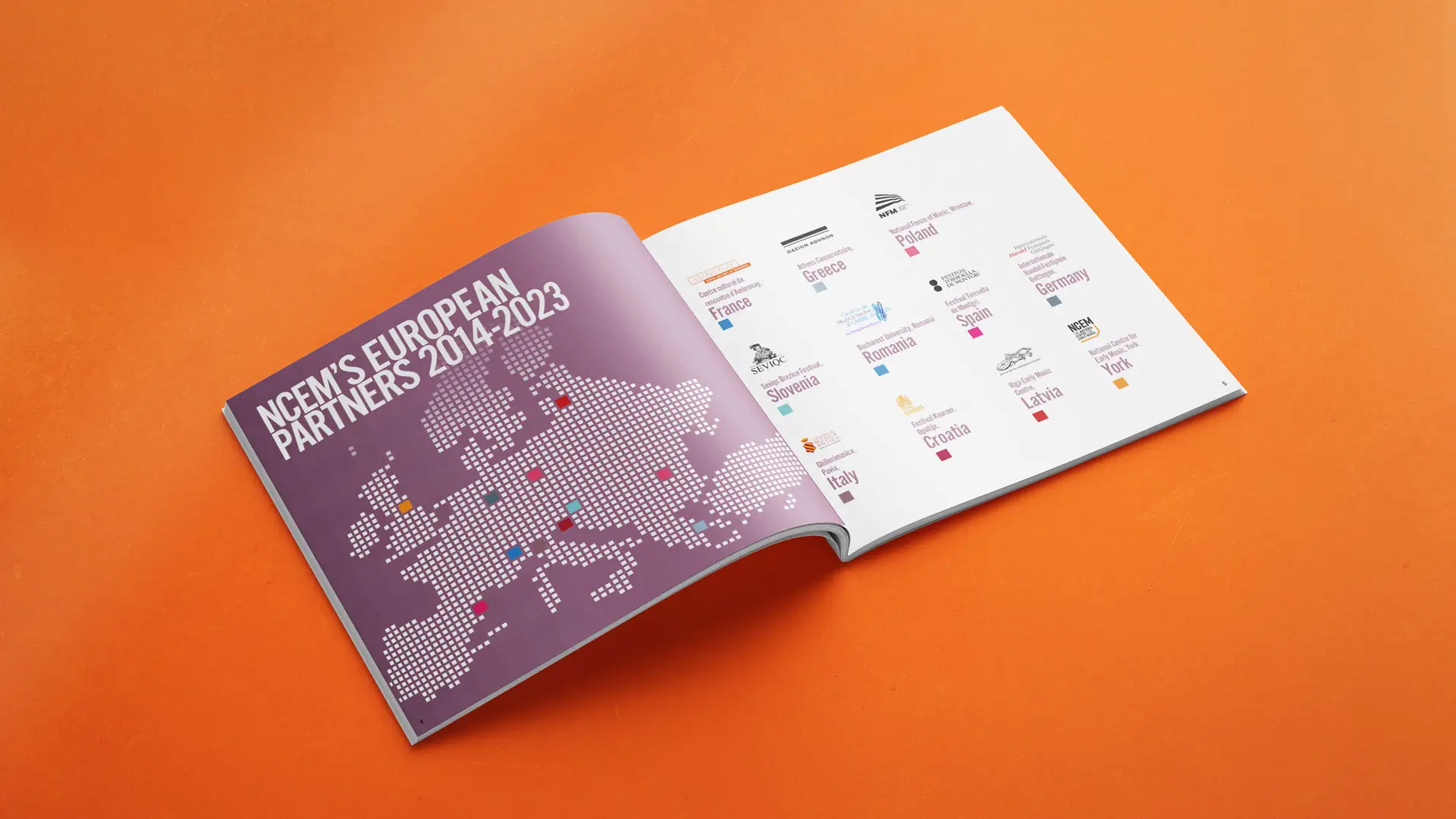 NCEM Promotional Brochure spread