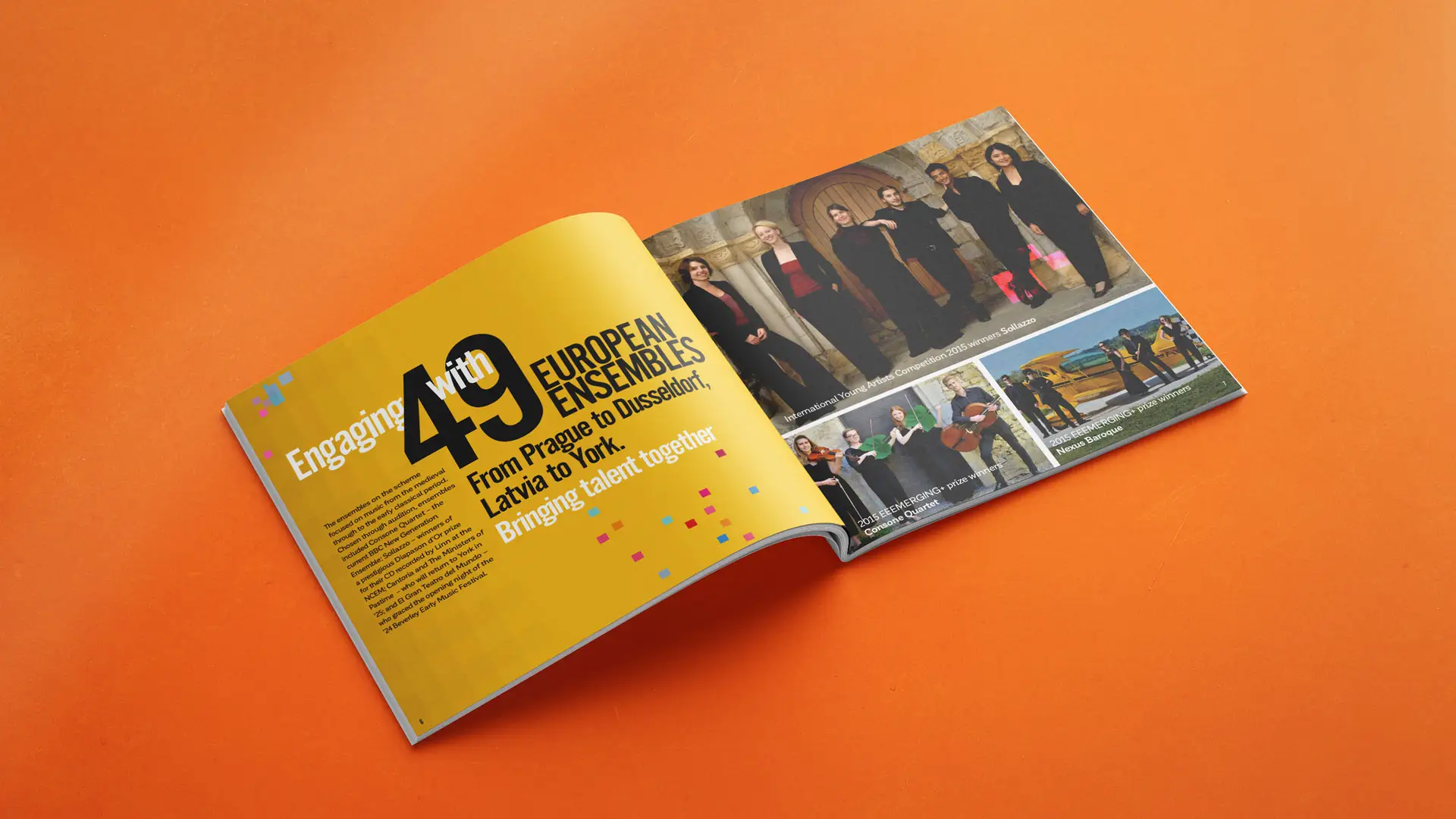 NCEM Promotional Brochure spread