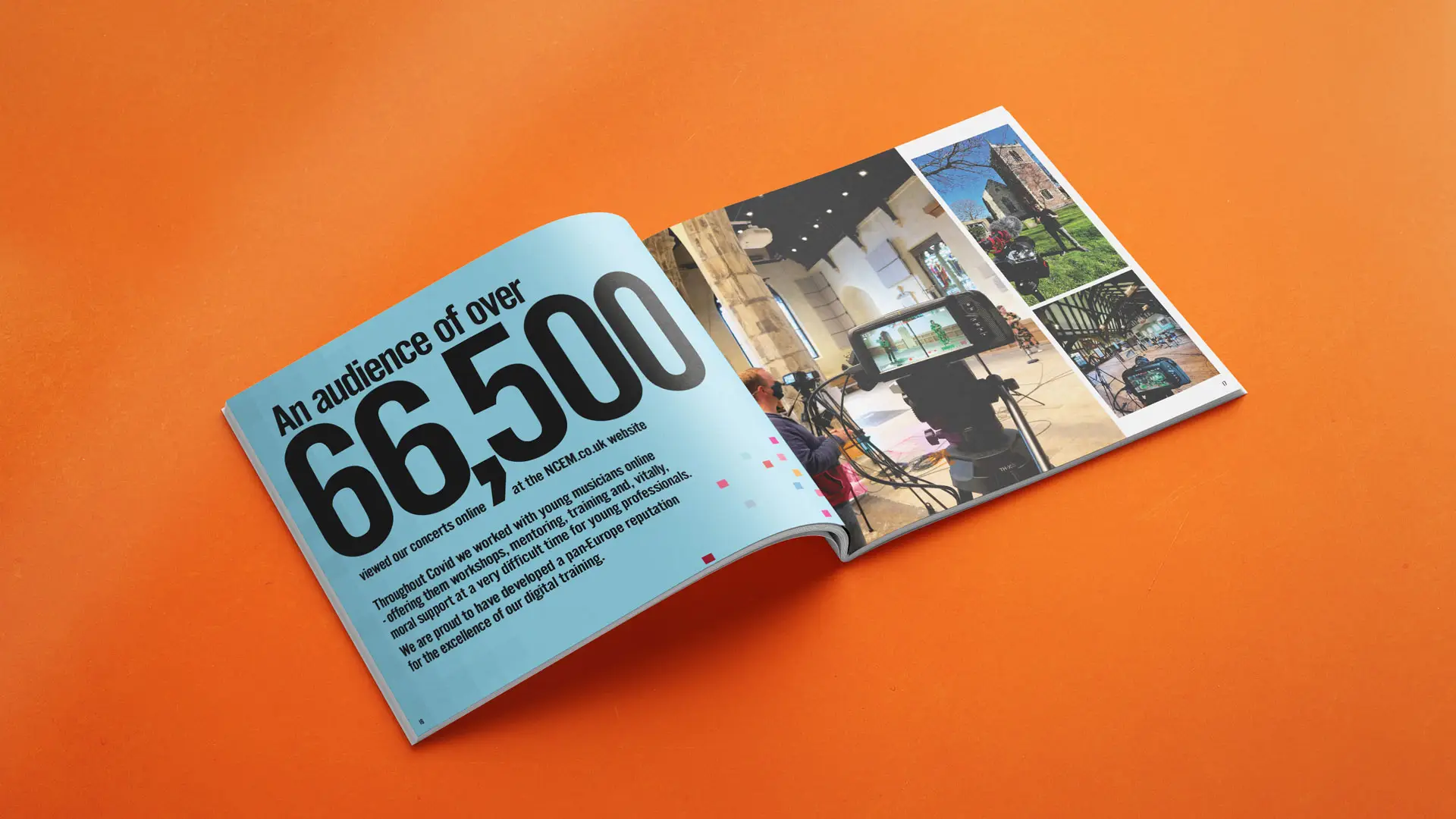 NCEM Promotional Brochure spread
