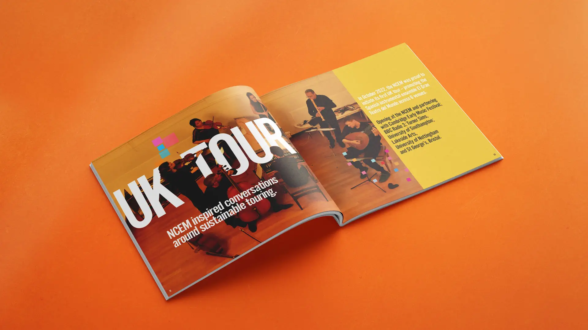 NCEM Promotional Brochure spread