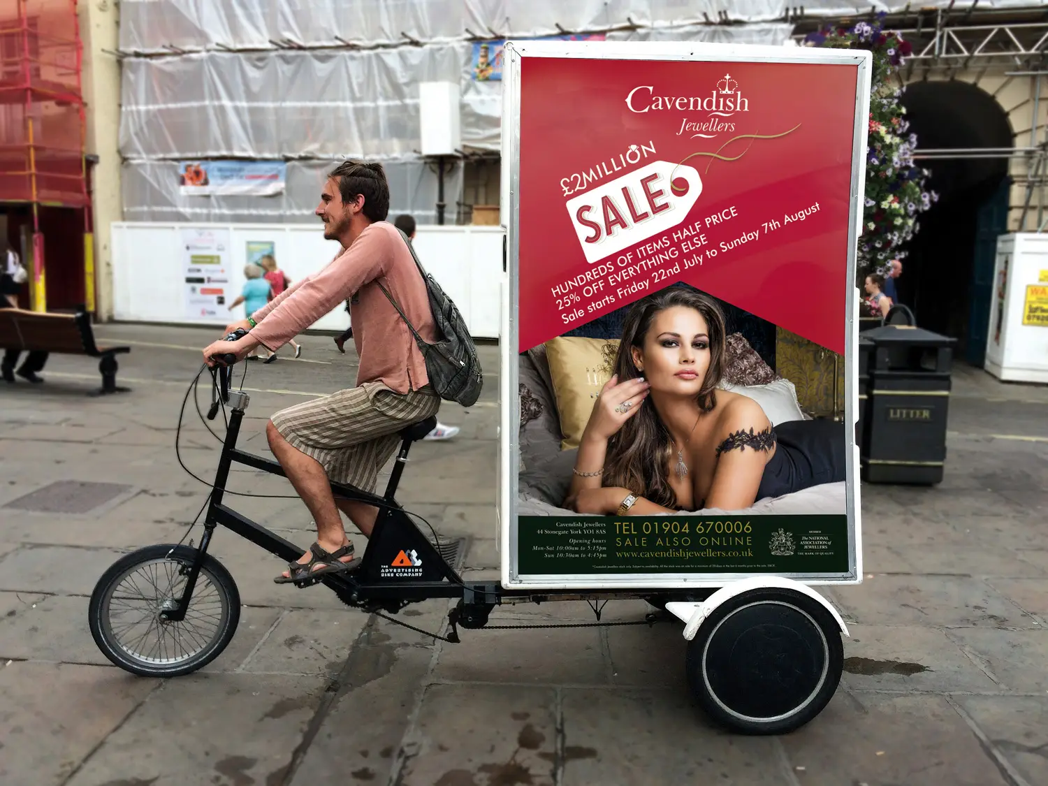 Cavendish Jewellers Bike advert