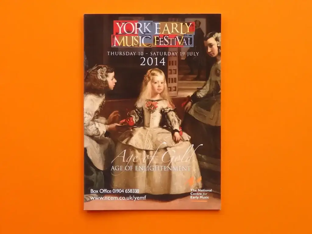 York Early Music Festival Brochure design 2014