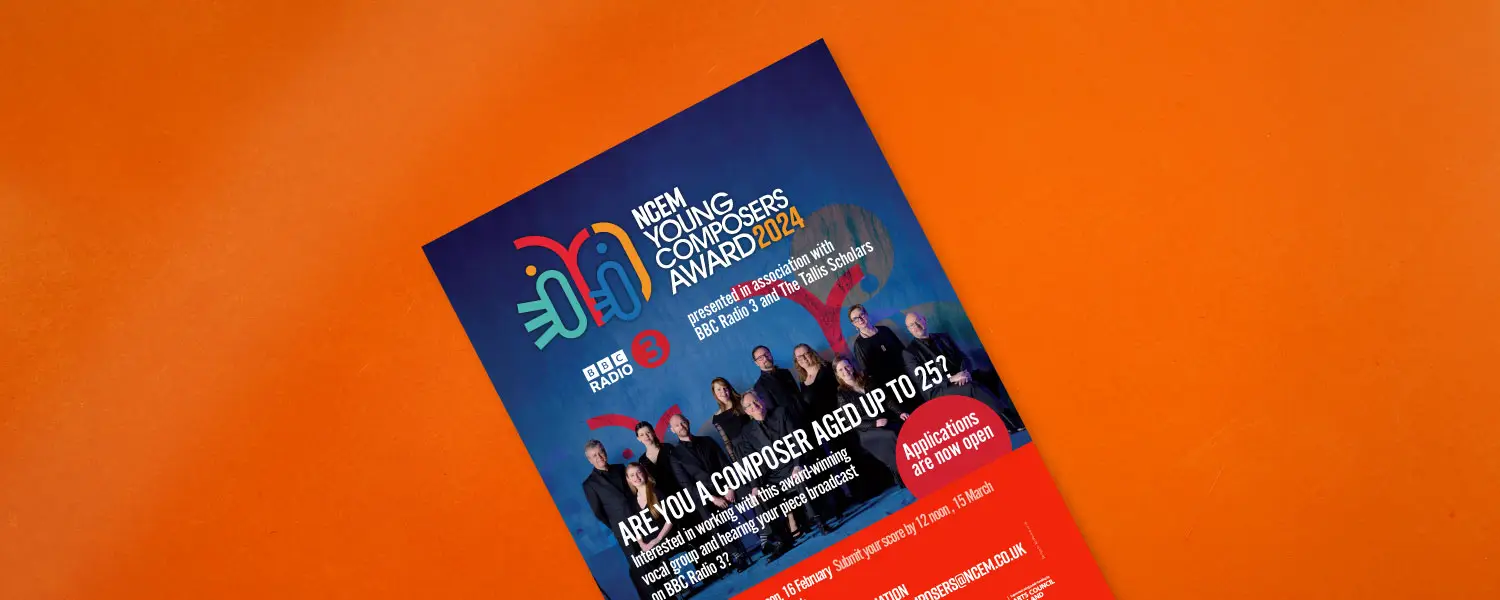 Young Composers Award poster 2024