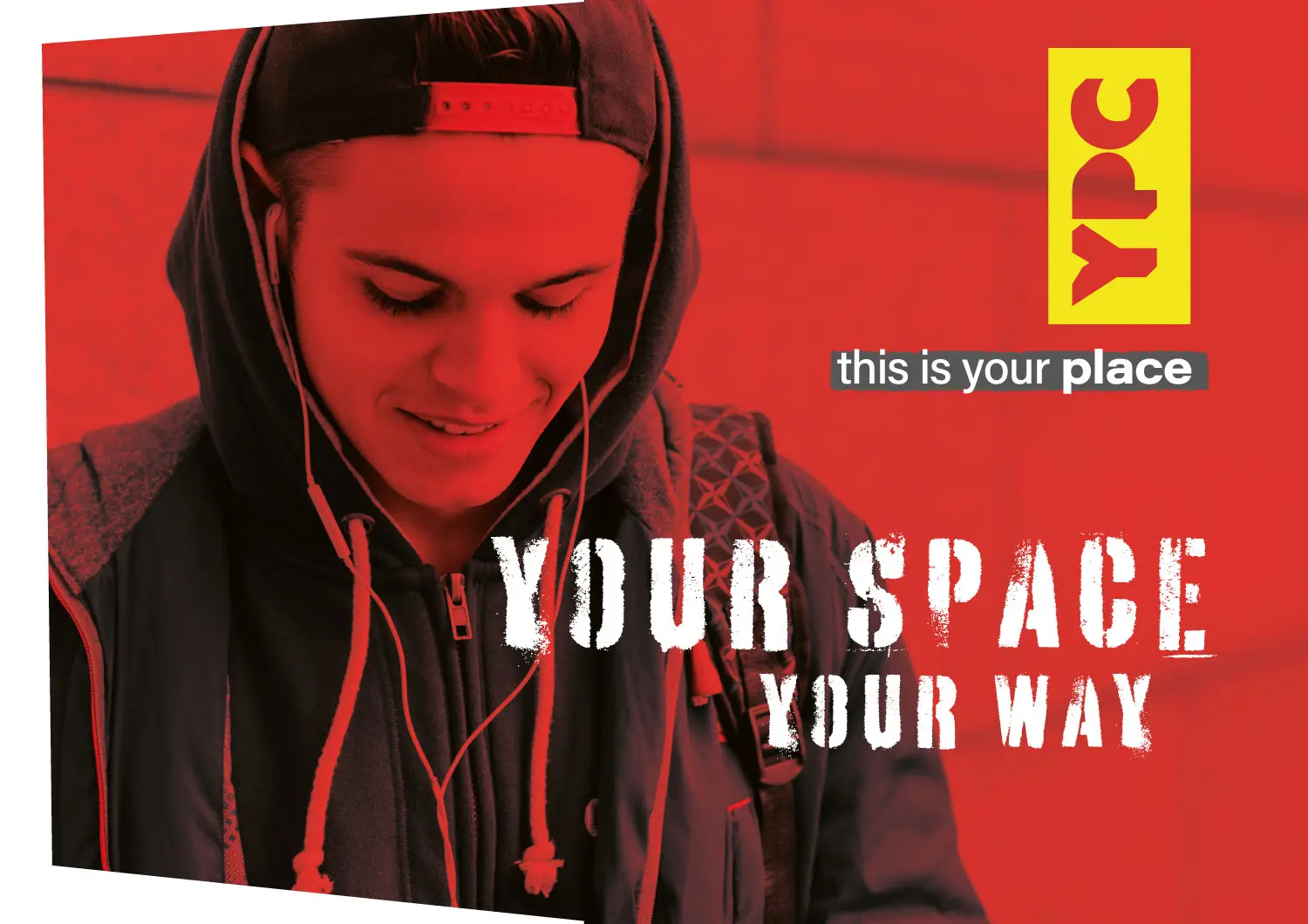 YPC Website header slide: This is your place. Your space your way.
