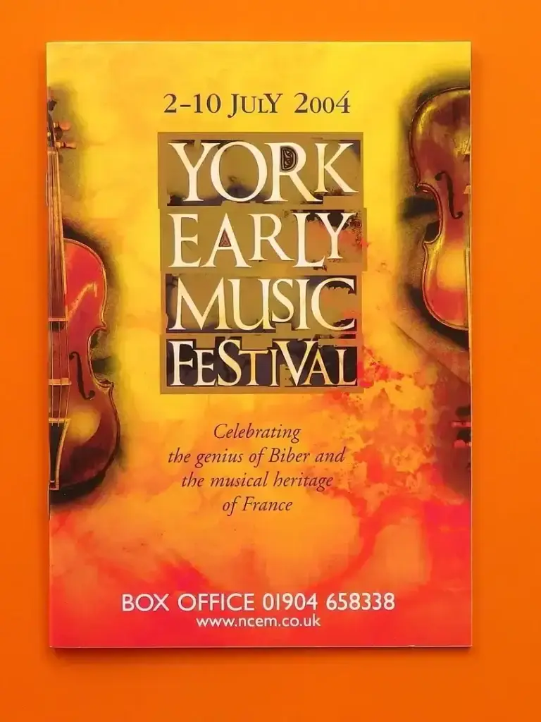 York Early Music Festival Brochure design 2004