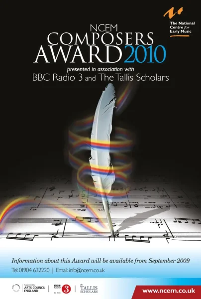 NCEM Young Composers Award poster 2010