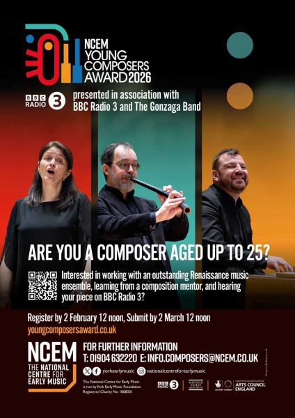 NCEM Young Composers Award poster 2026